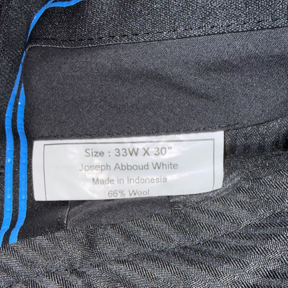 Joseph Abboud Elegant Dark Dress Pants - Picture 3 of 3